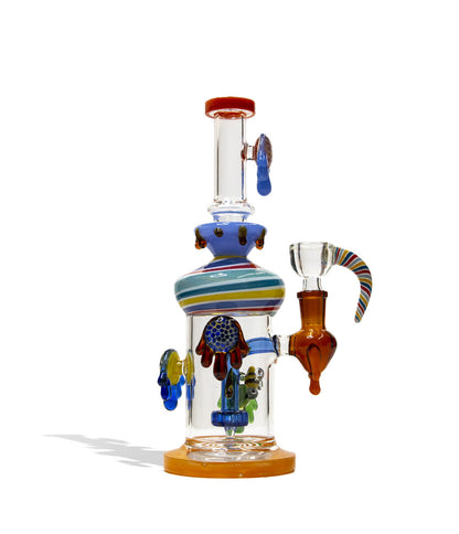 10 inch Dab Rig with Multi Designed Pearls