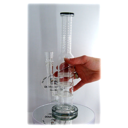 Triple Honeycomb Perc Skinny Water Pipe