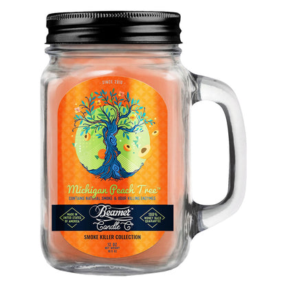 Mason Jar Candle | Michigan Peach Tree