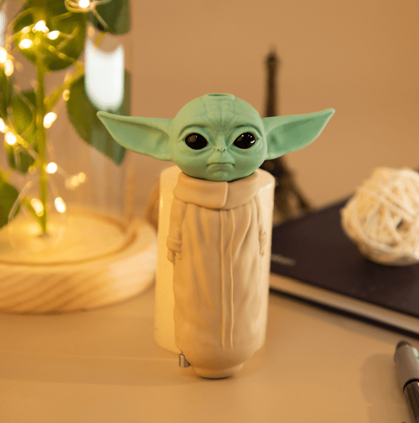 Baby Yoda Portable Silicone Hand Pipe