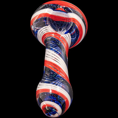 Stars and Stripes Independence Glass Spoon Pipe