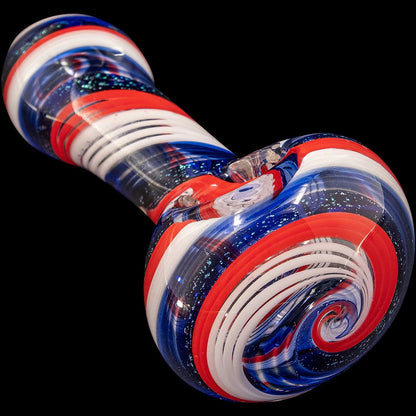 Stars and Stripes Independence Glass Spoon Pipe