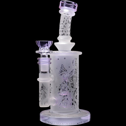 Calibear Sandblasted Seed Of Life Perc Torus Can Bong