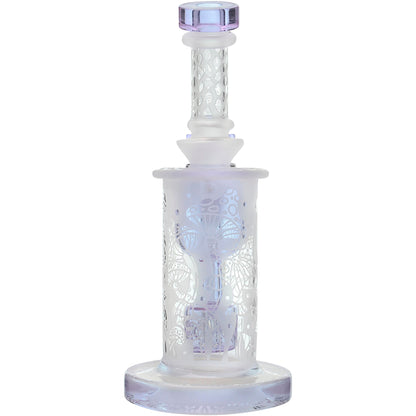 Calibear Sandblasted Seed Of Life Perc Torus Can Bong