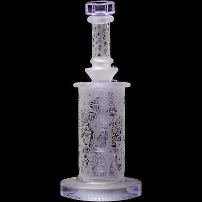 Calibear Sandblasted Seed Of Life Perc Torus Can Bong