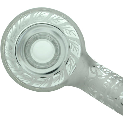 Calibear Sandblasted Seed Of Life Percolator Upright Bubbler