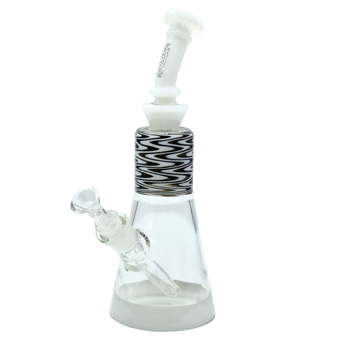 10.5" AFM Glass Wig Wag Glass Beaker Bong