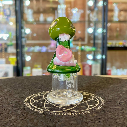 Glass Hole Mushroom Spinner Cap