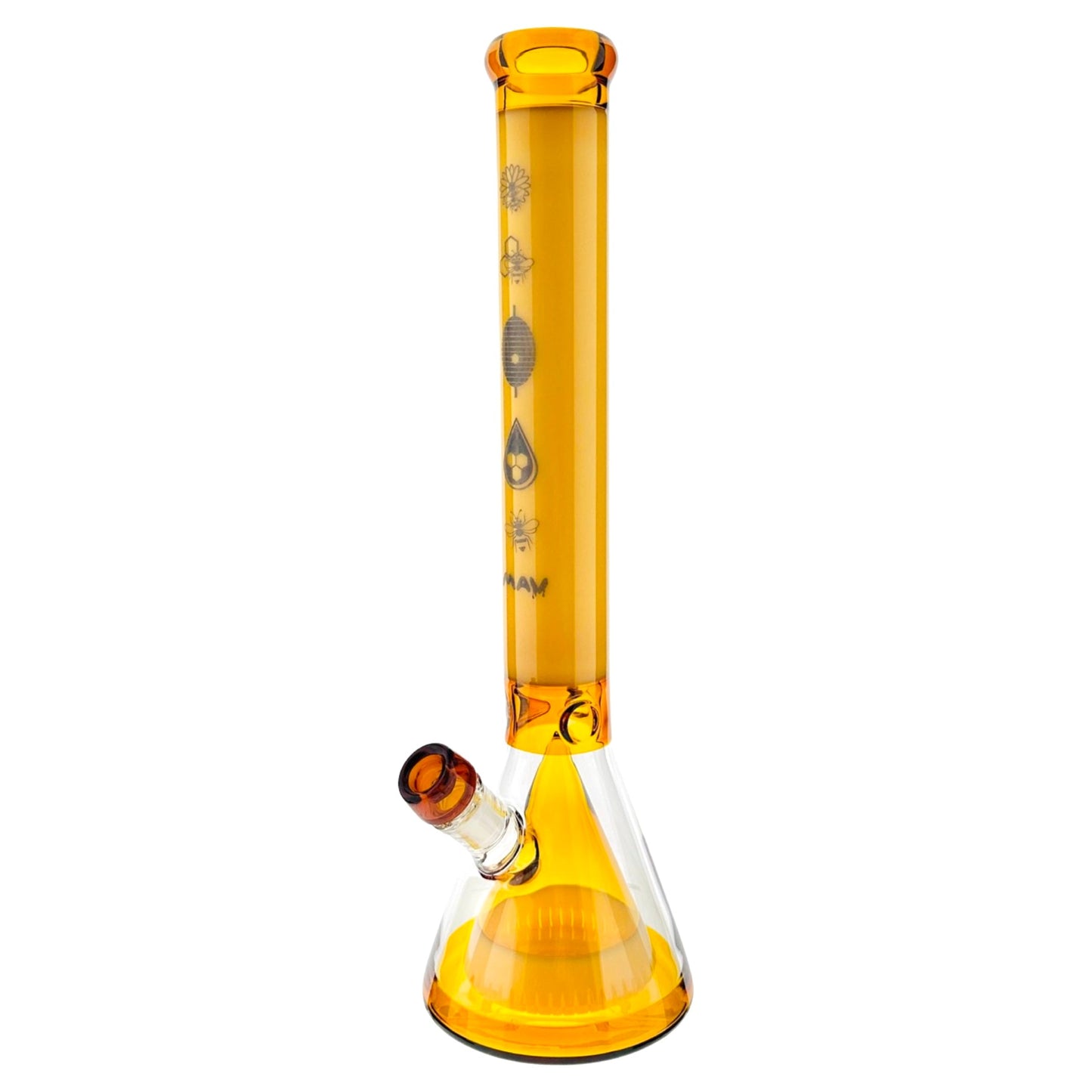 Sweet Sacred Honey Bee MAV Glass Pyramid Laser Beaker Bong