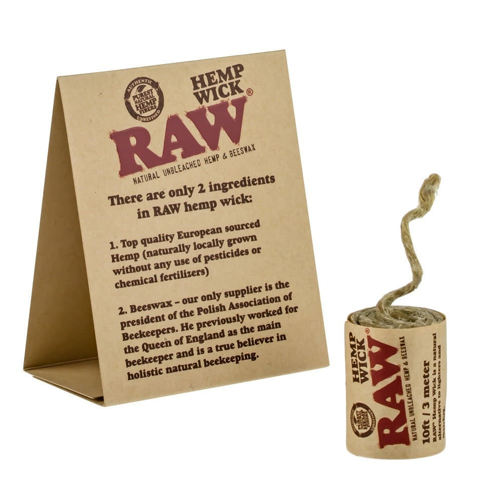 RAW Hempwick - RAW HEMPWICK 10FT