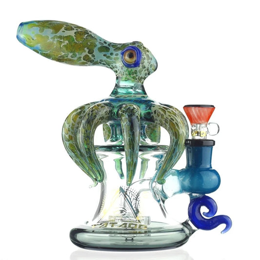 6" COOL NOVELTY MINI OCTOPUS GLASS BONG