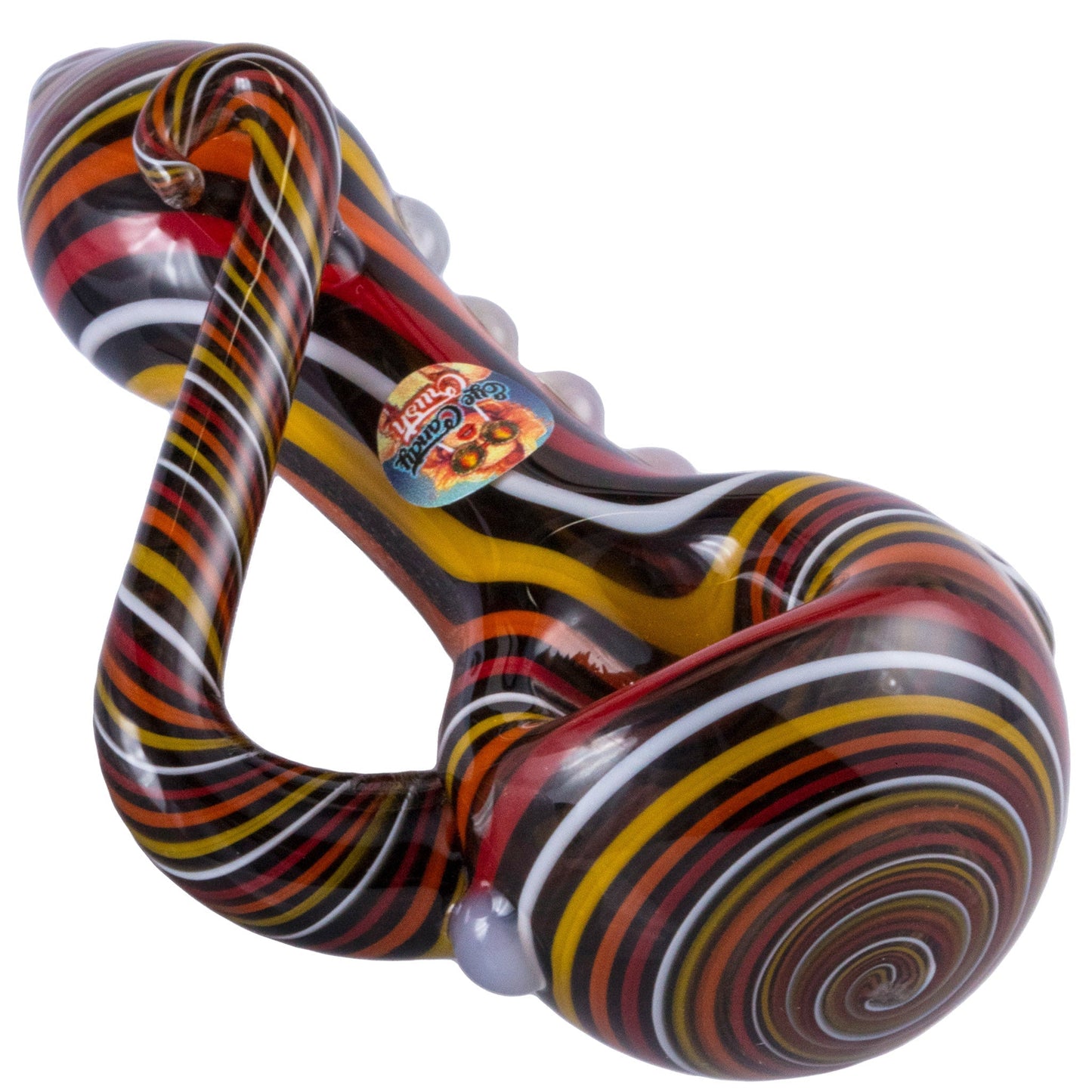 Crush Eye Candy Crayon Tusk Hand Pipe - Carbureted Glass