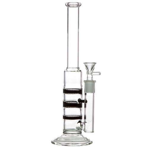 Triple Honeycomb Perc Skinny Water Pipe