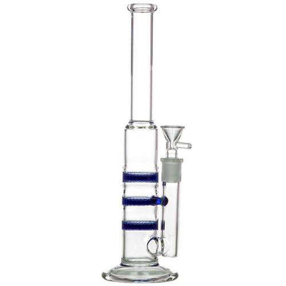 Triple Honeycomb Perc Skinny Water Pipe