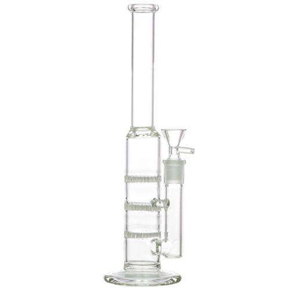 Triple Honeycomb Perc Skinny Water Pipe