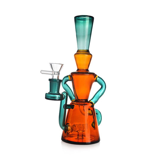 DOUBLE UPTAKE KLEIN RECYCLER SHOWERHEAD PERC RIG