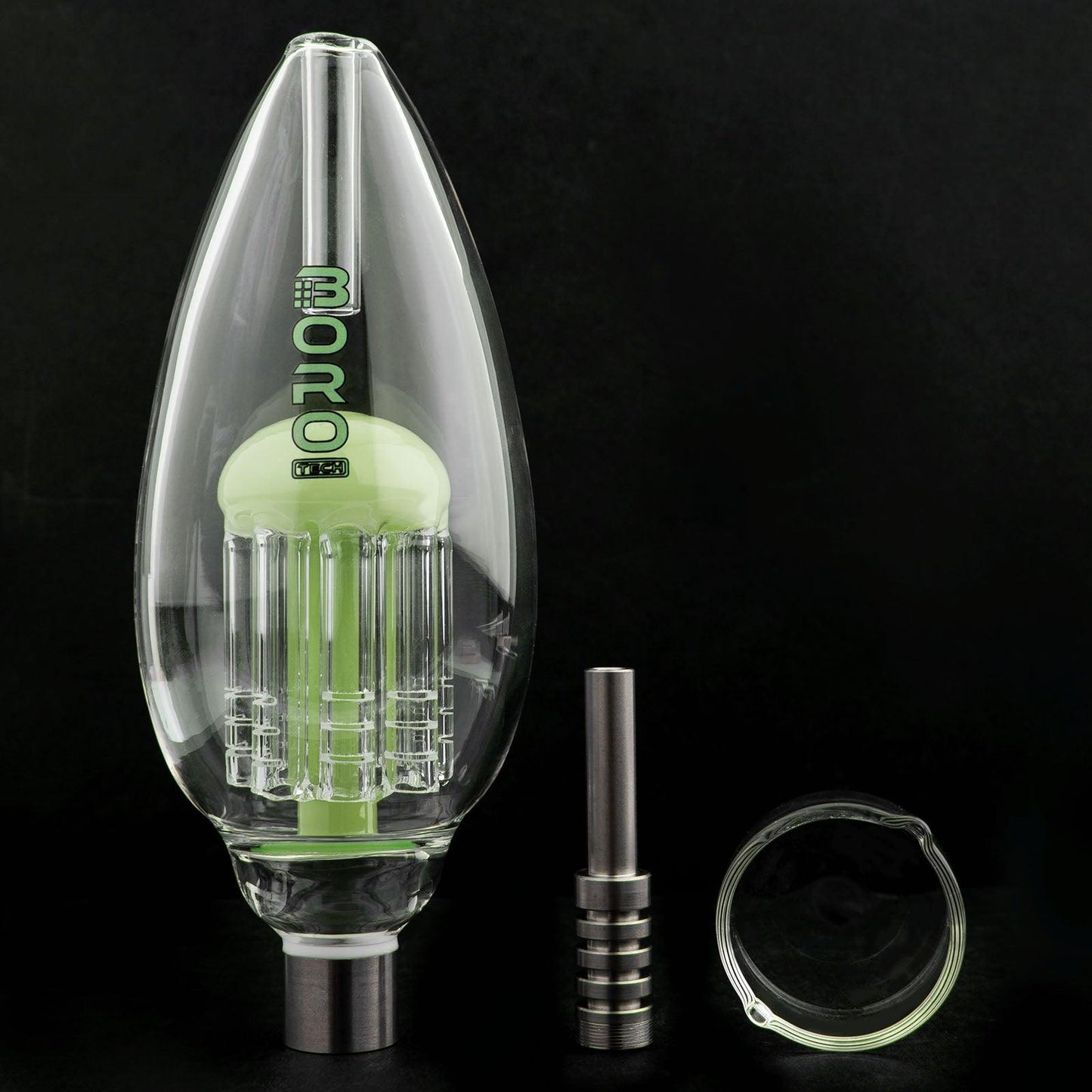 Glass Bulb Nectar Collector With Titanium Tip