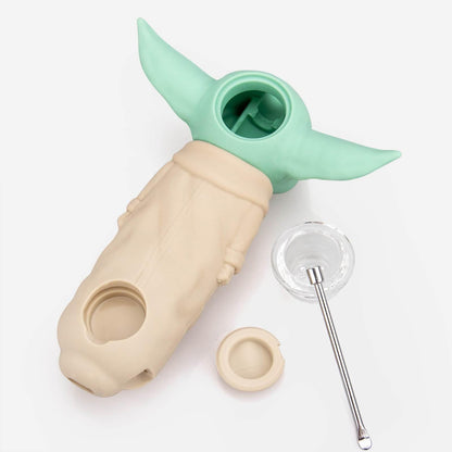 Baby Yoda Portable Silicone Hand Pipe