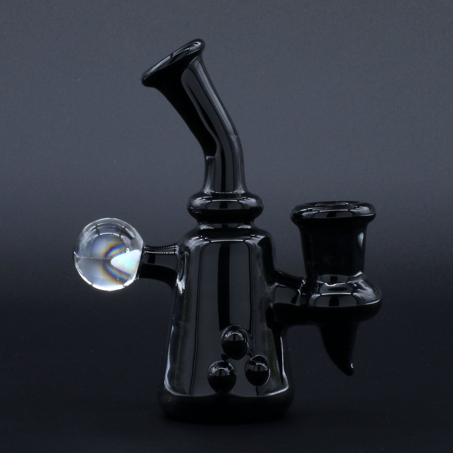 Clayball Glass "Black Jack" Heady Sherlock Dab Set