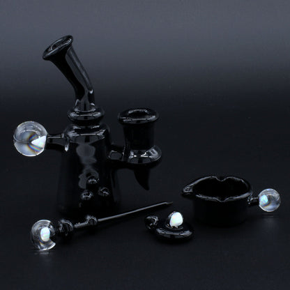 Clayball Glass "Black Jack" Heady Sherlock Dab Set