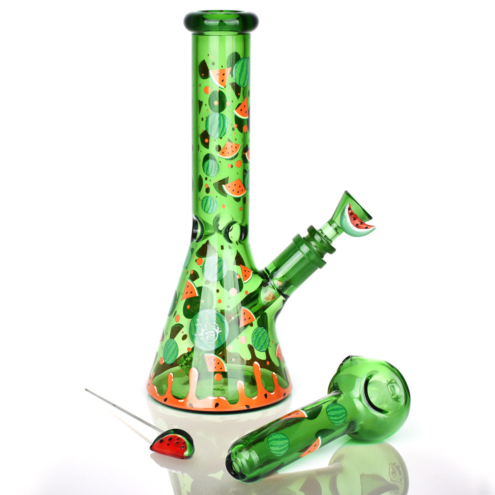 Pulsar Fruit Bong/Pipe Duo (Glow in the Dark)