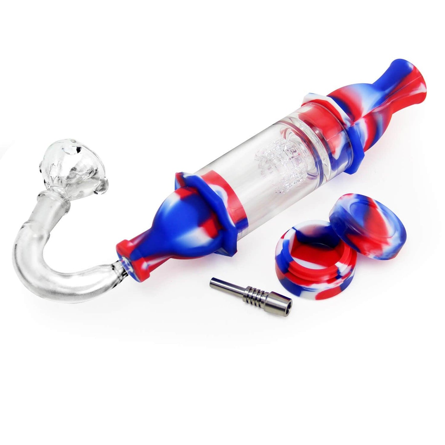 Silicone Glass Dab Straw Full Kit