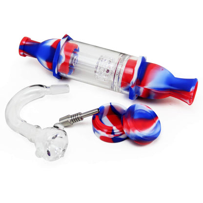 Silicone Glass Dab Straw Full Kit