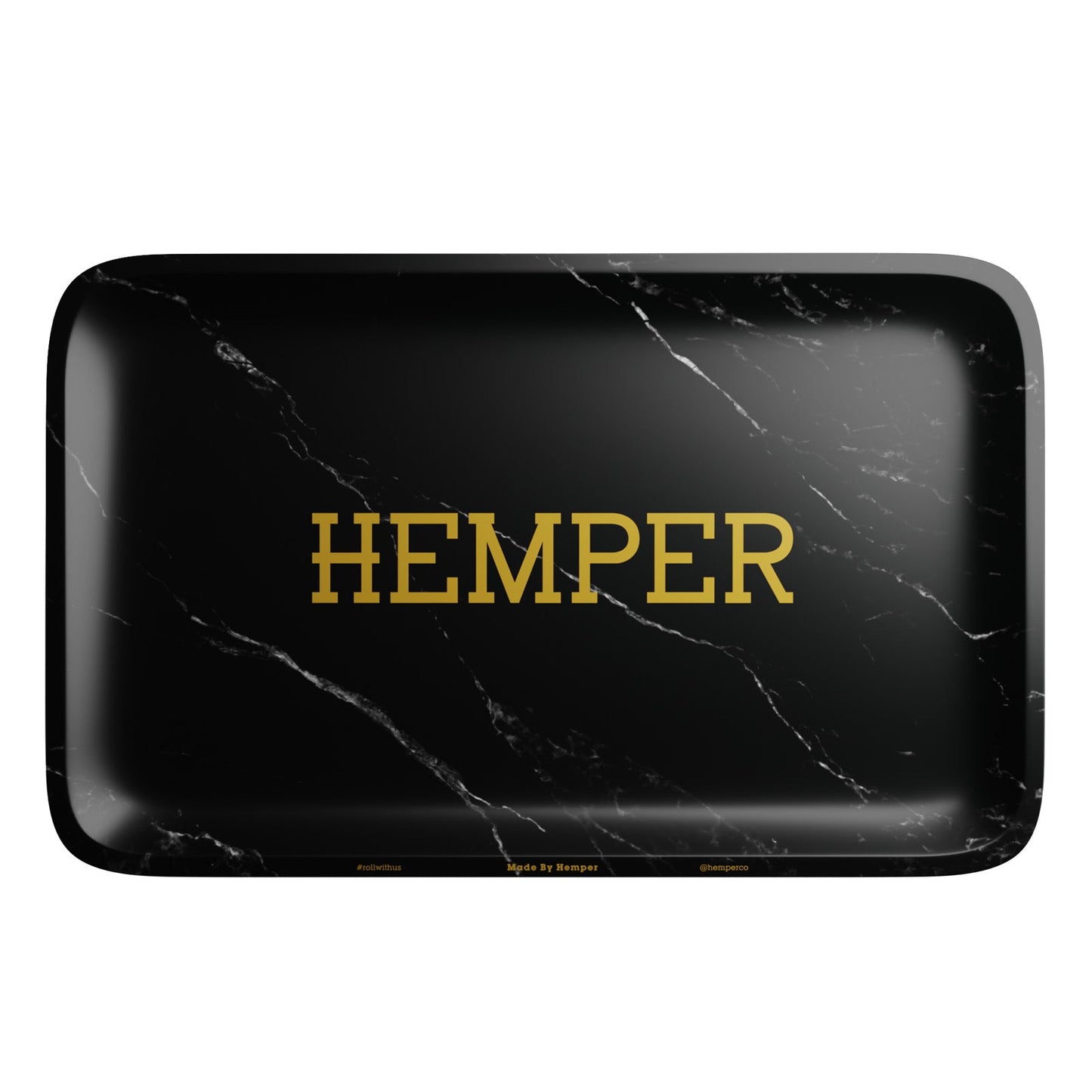 HEMPER  - Luxe Black Marble Rolling Tray