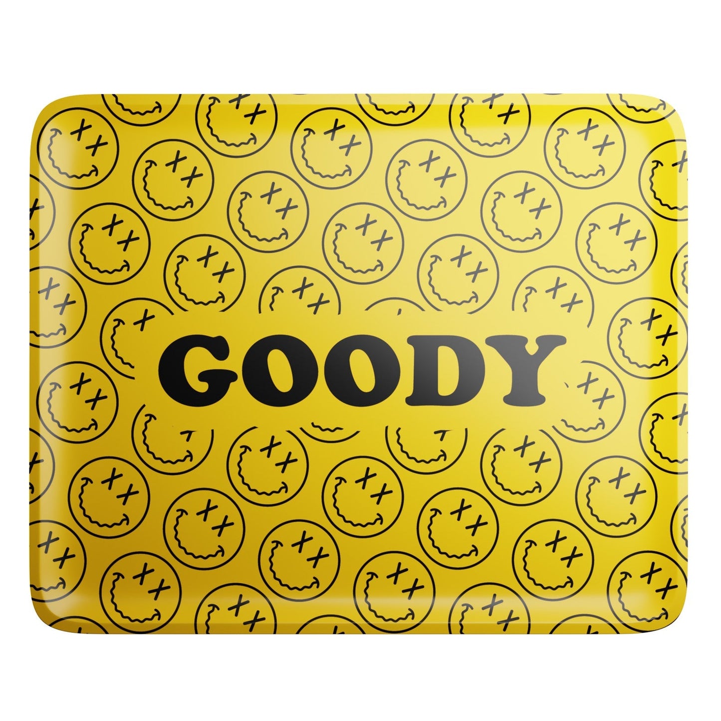 Goody Glass - Yellow Pattern Face Rolling Tray