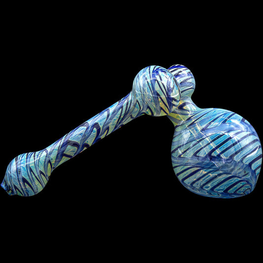 The "Colored Sidecar" Fumed Sidecar Bubbler Pipe (Various Colors)