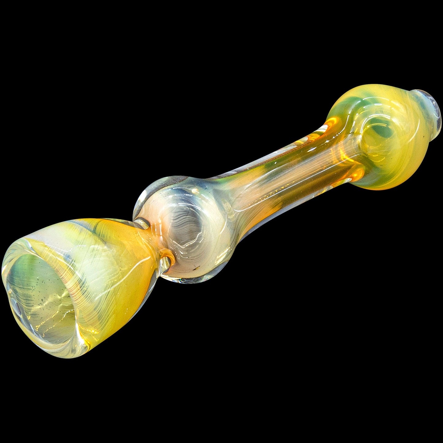 The "Chill Fumes" Silver Fumed Chillum