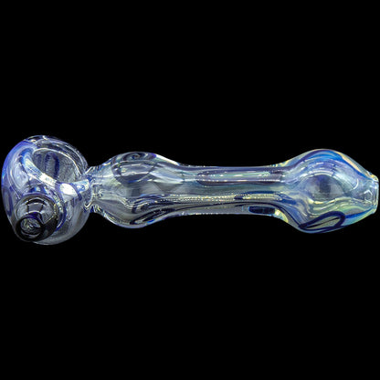 The "Painted Warrior Spoon" Glass Pipe