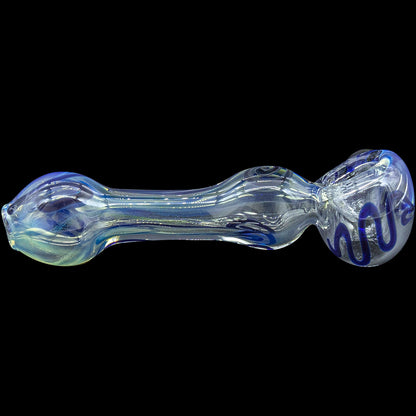 The "Painted Warrior Spoon" Glass Pipe