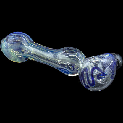 The "Painted Warrior Spoon" Glass Pipe