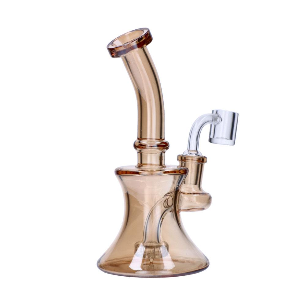 8” Fumed Bell Dab Rig – Assorted