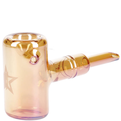 X-Lava Fumed Large Sherlock Pipe-Orange-5in.