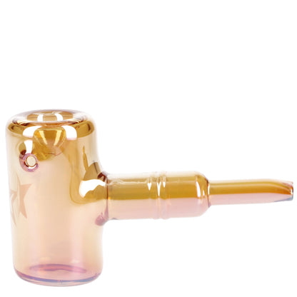 X-Lava Fumed Large Sherlock Pipe-Orange-5in.