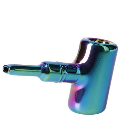 X-Prism Fumed Large Sherlock Pipe-Rainbow-5in.