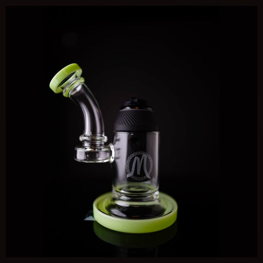 Puffco Proxy Dry Bubbler Attatchment - Milky Green