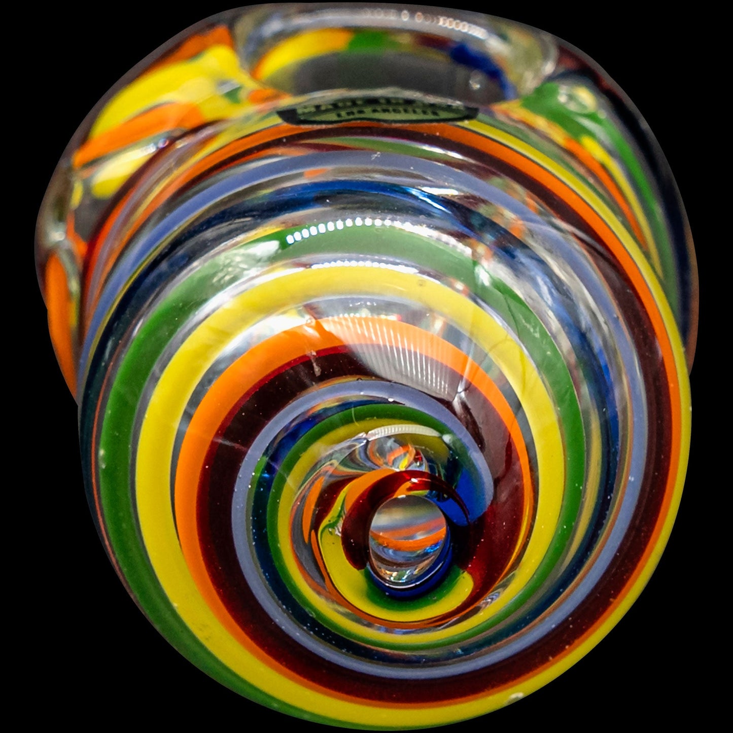 "Easter Egg" Rainbow Swirl Heavy Egg-Shaped Pipe