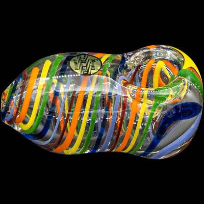 "Easter Egg" Rainbow Swirl Heavy Egg-Shaped Pipe