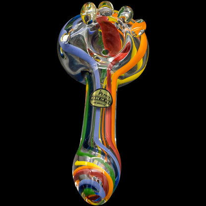 LA Pipes Rainbow Ripper Spoon Pipe