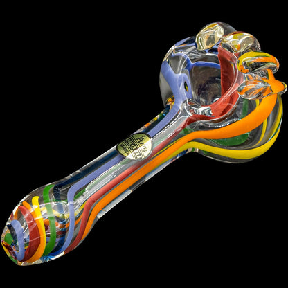 LA Pipes Rainbow Ripper Spoon Pipe