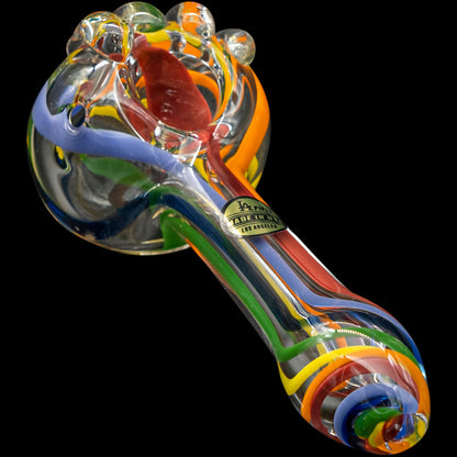 LA Pipes Rainbow Ripper Spoon Pipe