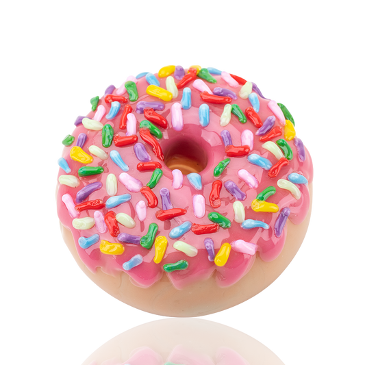 Pink Sprinkle Donut Dry Pipe