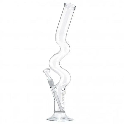 19.5" Classic Zig Zag Colored Glass Water Pipe Bong