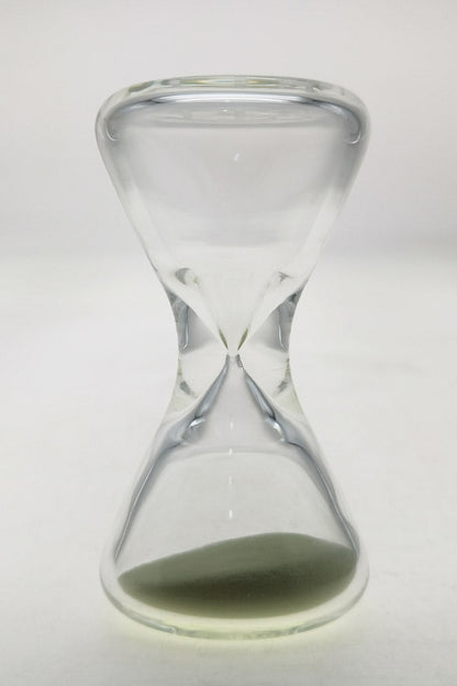 TAG - 3.5" Hour Glass with Glow in the Dark Sand