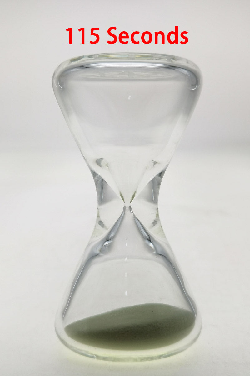 TAG - 3.5" Hour Glass with Glow in the Dark Sand