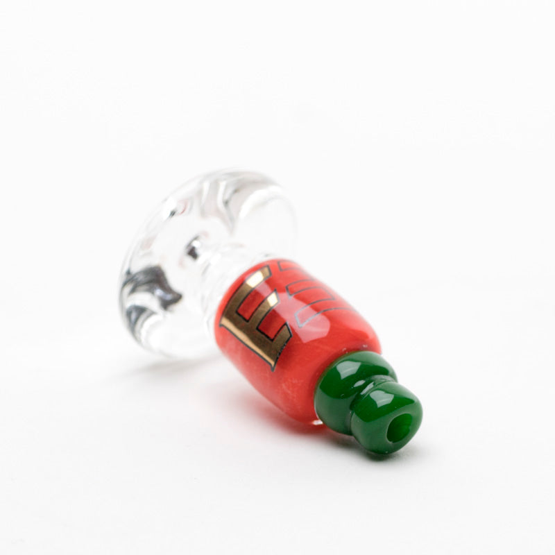 Sriracha Bottle Puffco Peak Glass Carb Cap