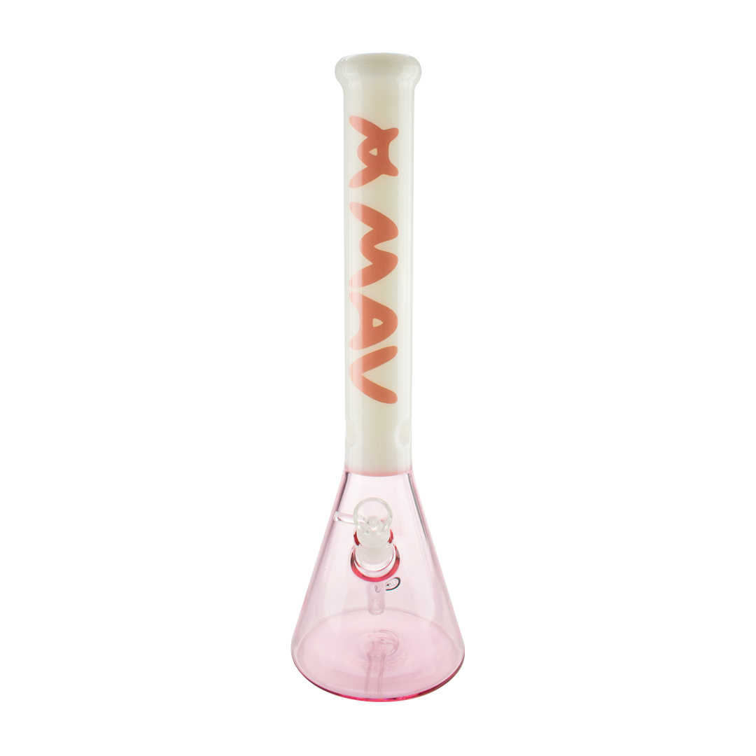 18" Color Float sleeve Beaker Bong